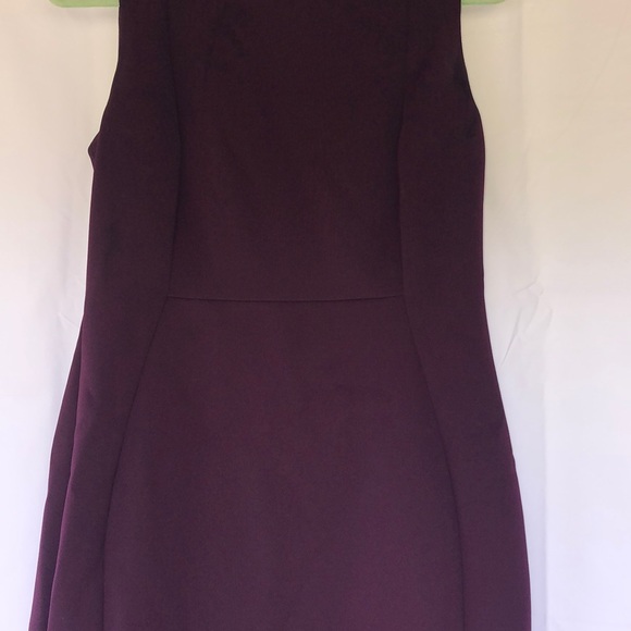 Calvin Klein Plum / Purple Dress with gold zipper - Picture 2 of 5